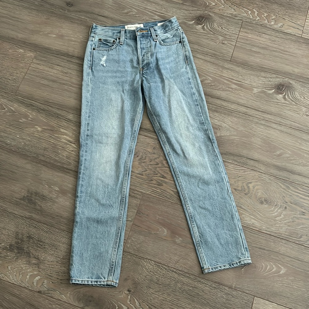 Denim Forum Aritzia Ex-Boyfriend Jeans